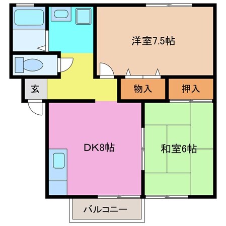 久居駅 徒歩19分 1階の物件間取画像